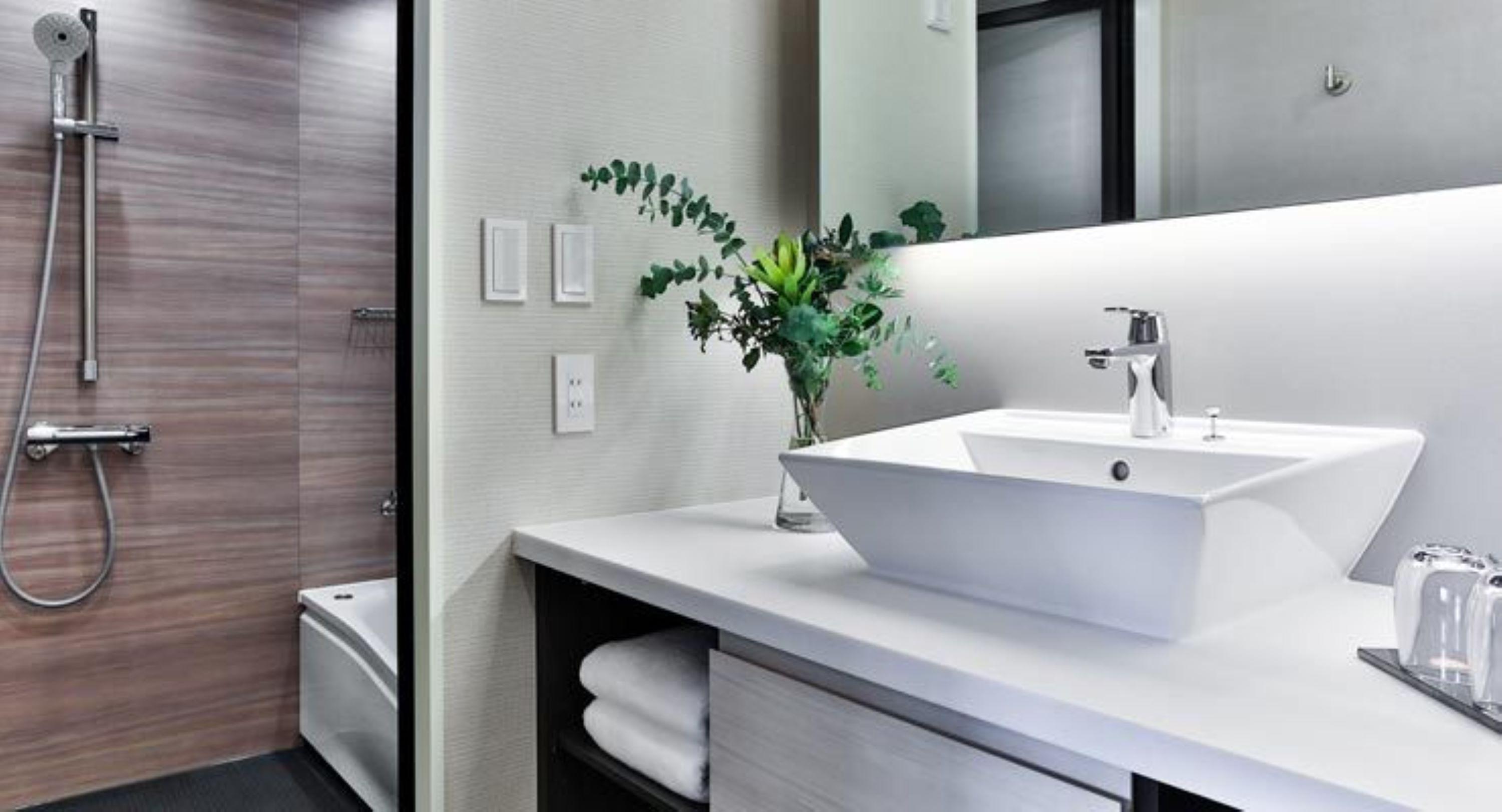 Oakwood Suites Yokohama Yokohama  Eksteriør billede Bathroom