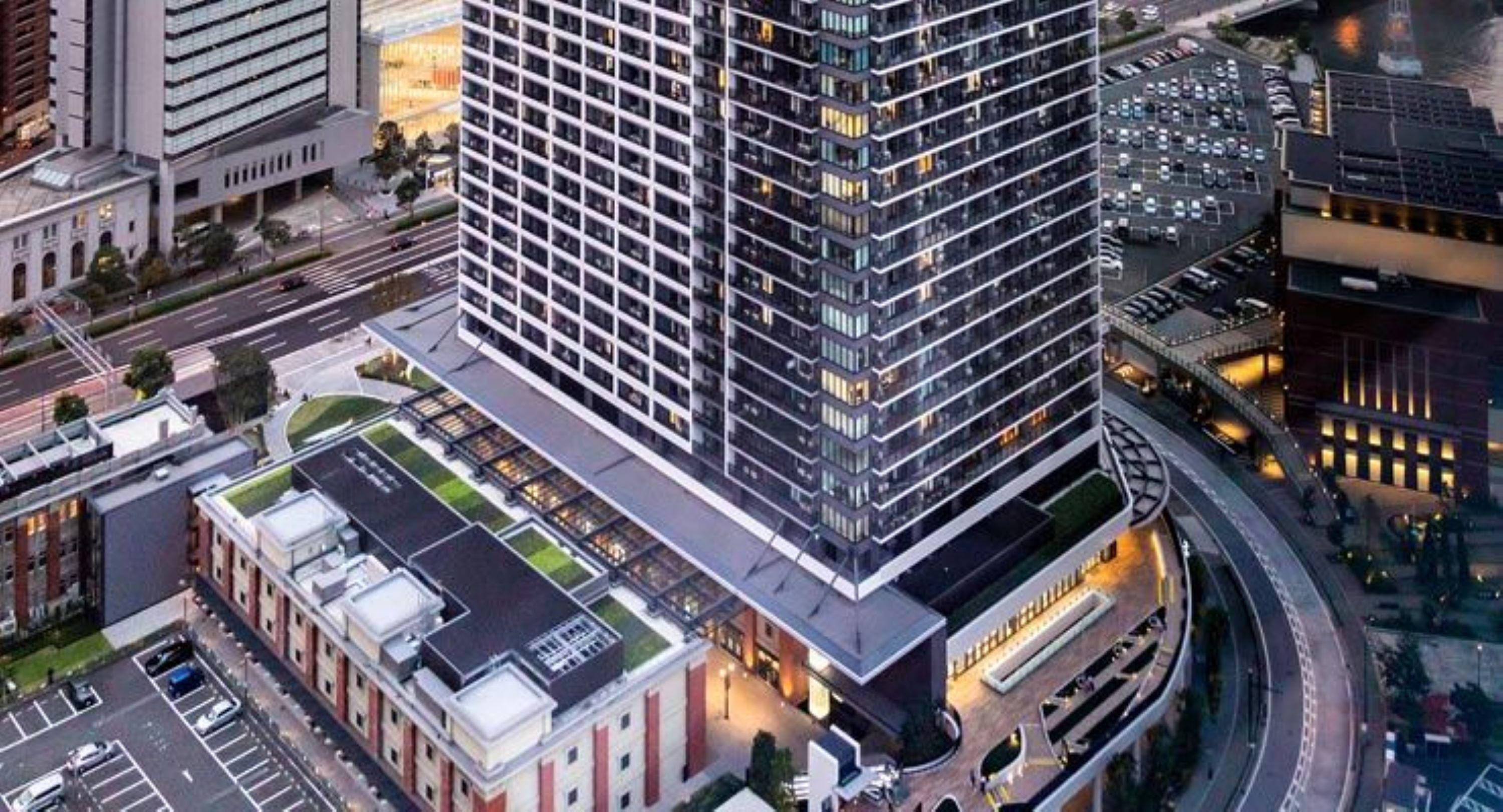 Oakwood Suites Yokohama Yokohama  Eksteriør billede The hotel in 2018
